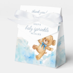 Niedlich Bearly Wait Blue Boy Baby Dusche Sprinkle Geschenkschachtel