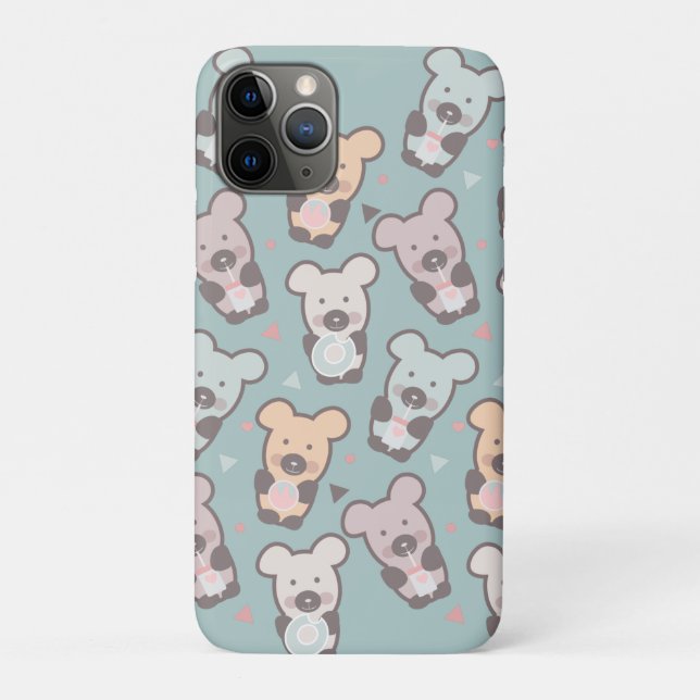 Niedlich Bears Süßigkeiten Snacks Confetti Case-Mate iPhone Hülle (Rückseite)