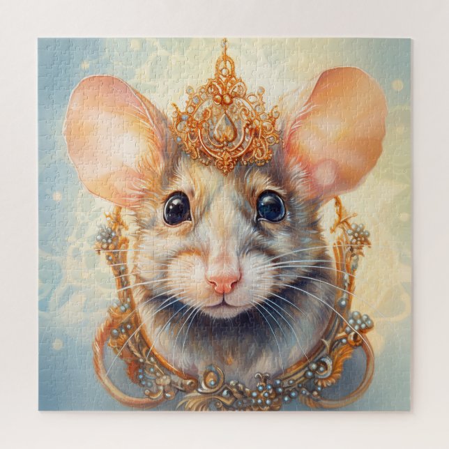 Niedlich Bejewele Mouse Jigsaw Puzzle (Vertikal)