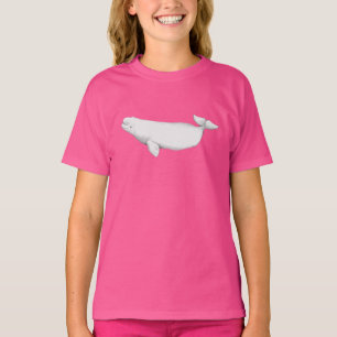 Niedlich Beluga Whale Girl T-Shirt
