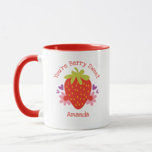 Niedlich Berry Sweet Red Strawberry Tasse