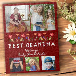Niedlich Best Oma Blume Blumenfamilien Foto Puzzle<br><div class="desc">Niedlich Beste Oma Blume Blumenfamilie 5 Fotos Puzzle. Handgezeichnet Blume und 5 Fotos. Erstellen Sie Ihre eigene personalisierte Geschenkidee für eine Großmutter zum Muttertag,  Geburtstag oder Weihnachten.</div>