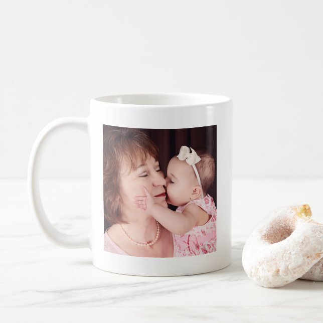 Niedlich Best Oma Mamaw Nana Ever Foto Kaffeetasse (Mit Donut)