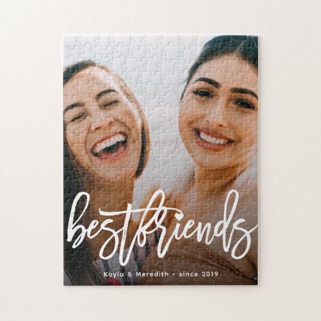 Niedlich Bestfriends Foto Puzzle (Vertikal)