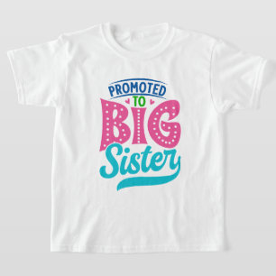 Niedlich beworben große Sister Wortart T-Shirt