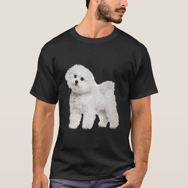 Niedlich Bichon Frise T-Shirt (Vorderseite)