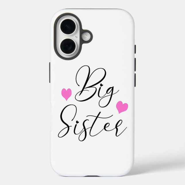 Niedlich Big Sister Case-Mate iPhone Hülle (Rückseite)