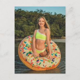 Niedlich Bikini Girl Postkarte