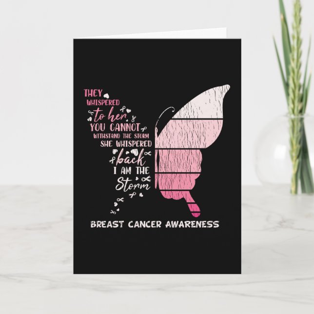 Niedlich bin ich der Überlebende des Brustkrebskra Karte (Vorderseite)