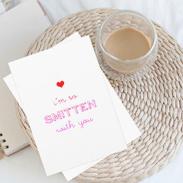 Niedlich bin ich so geschlagen mit dir Valentine Feiertagskarte