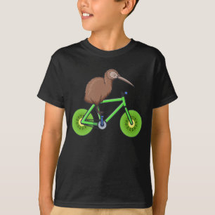 Niedlich Bird Kiwi Bike Neuseeland Tier T-Shirt