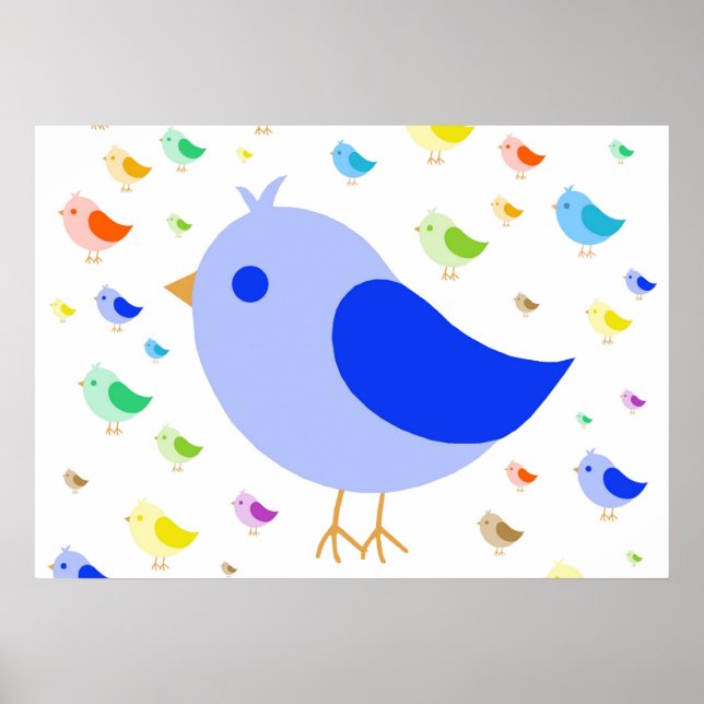 Niedlich Bird Poster (Vorne)