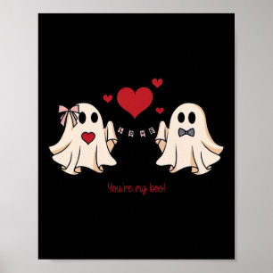 Niedlich bist du mein Boo Ghost Niedlich Spooky Va Poster