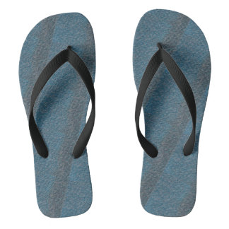 Niedlich Black Blue Modern Woman Flip Flops
