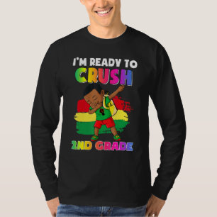 Niedlich Black Boy Dabbing Ich bin bereit, 2. Grad T-Shirt