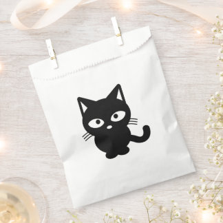 Niedlich Black Cat Friendly Kitty Halloween Geschenktütchen