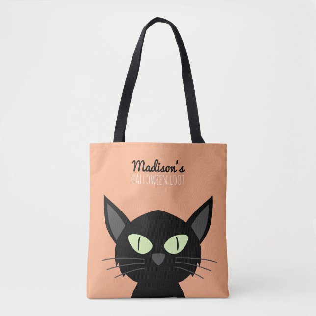 Niedlich Black Cat Kids Halloween (Vorderseite)