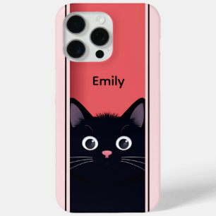 Niedlich Black Cat Kitten Moderner Personalisierte Case-Mate iPhone Hülle