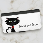 Niedlich Black Cat Liebe White Samsung Galaxy S5 Geldbeutel Hülle<br><div class="desc">Meine kleine schwarze Katze Liebe Dinge mit doppeltem Verwendungszweck,  wie zum Beispiel eine Maus,  die sowohl ein Spielzeug als auch einen Snack ist,  sodass sie diese Brieftasche und das Handy in einem sehr gut mag. Sie können den Namen Ihrer Katze (oder sogar Ihrer) hinzufügen</div>