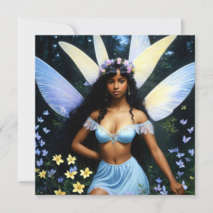 Niedlich Black Fairy Melanin Magic Einladung