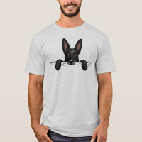 Niedlich Black German Shepherd Dog Peeking