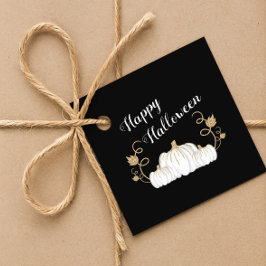 Niedlich Black Pumpkin Happy Halloween Geschenkanhänger