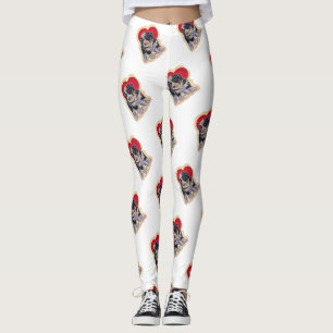 Niedlich Black Tan Bernedoodle Leggings