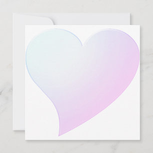 Niedlich blass rosa Farbverlauf Moderne Karte