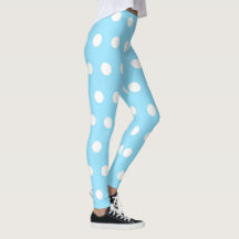 Niedlich Blau und Weiß Polka Dot Muster Girly Nied