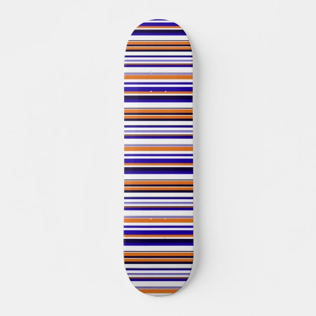 Niedlich-blaue Streifen Skateboard (Vorne)