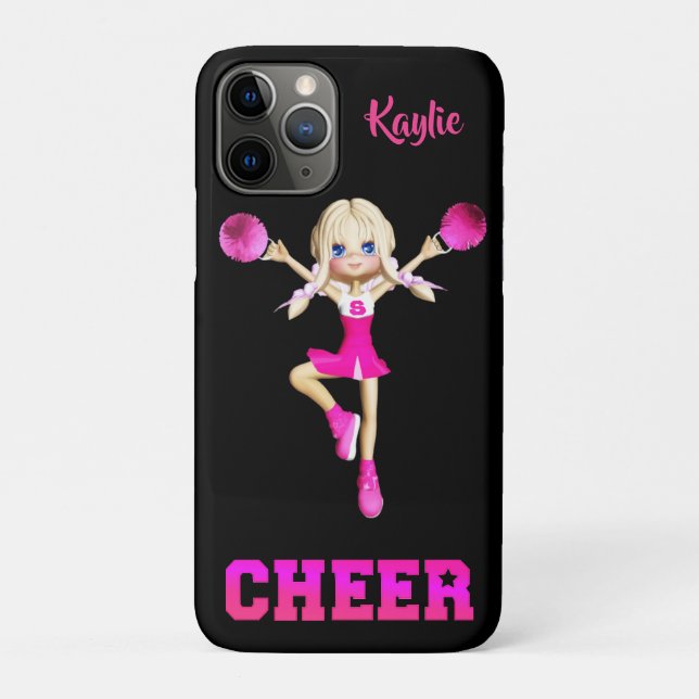 Niedlich Blonde Cheerleader Personalisiert Case-Mate iPhone Hülle (Rückseite)
