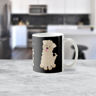 Niedlich Blonde Maltipoo Dog Liebe Kaffeetasse