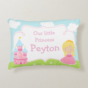 Niedlich Blonde unsere kleine Prinzessin Dekokissen