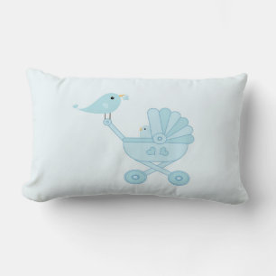 Niedlich Blue Baby Bird Lendenkissen