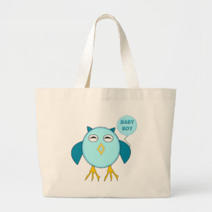 Niedlich Blue Baby Bowl Tote Bag Jumbo Stoffbeutel