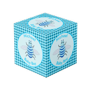 Niedlich Blue Baby Boy Bee Custom Würfel