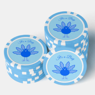 Niedlich Blue Baby Boy Erntedank Türkei Custom Pokerchips