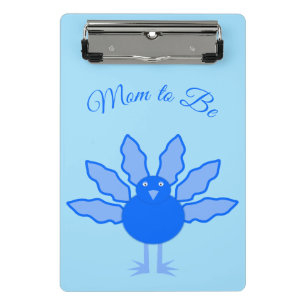 Niedlich Blue Baby Boy Erntedank Türkei Mama zu se Mini Klemmbrett