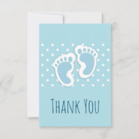Niedlich Blue Baby Boy Feet Vielen Dank