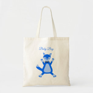 Niedlich Blue Baby Boy Fox Custom Tragetasche