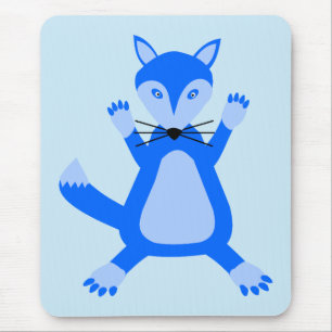 Niedlich Blue Baby Boy Fox Mousepad