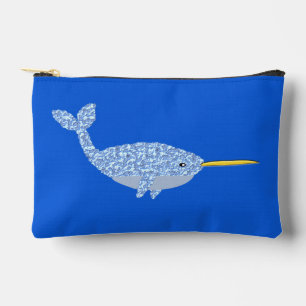 Niedlich Blue Baby Boy Narwhal Zubehörtasche