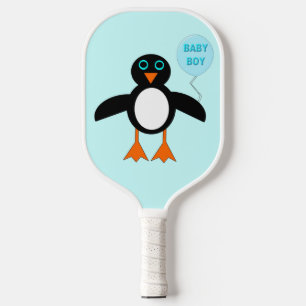 Niedlich Blue Baby Boy Penguin Pickleball Schläger