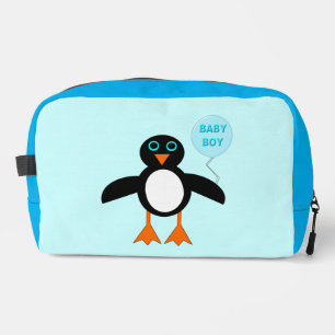 Niedlich Blue Baby Boy Penguin Waschbeutel