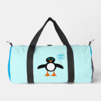 Niedlich Blue Baby Boy Pinguin Diaper Bag