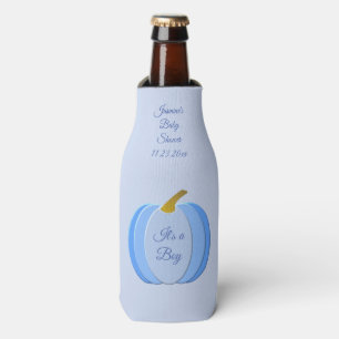 Niedlich Blue Baby Boy Pumpkin Custom Baby Dusche Flaschenkühler
