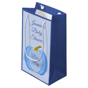 Niedlich Blue Baby Boy Pumpkin Custom Baby Dusche Kleine Geschenktüte
