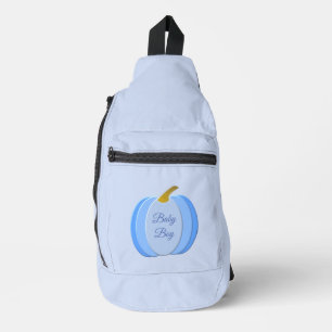 Niedlich Blue Baby Boy Pumpkin Custom Crossbody Bag
