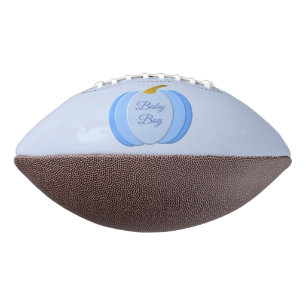 Niedlich Blue Baby Boy Pumpkin Custom Football
