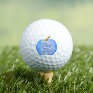 Niedlich Blue Baby Boy Pumpkin Custom Golfball